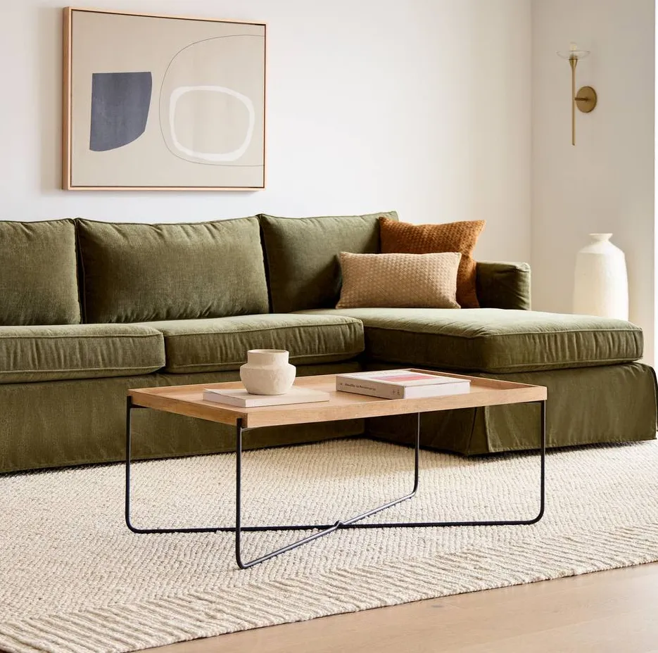 Table basse Moustiers rustique, collection tables basses et d'appoint ELWOOD HOME
