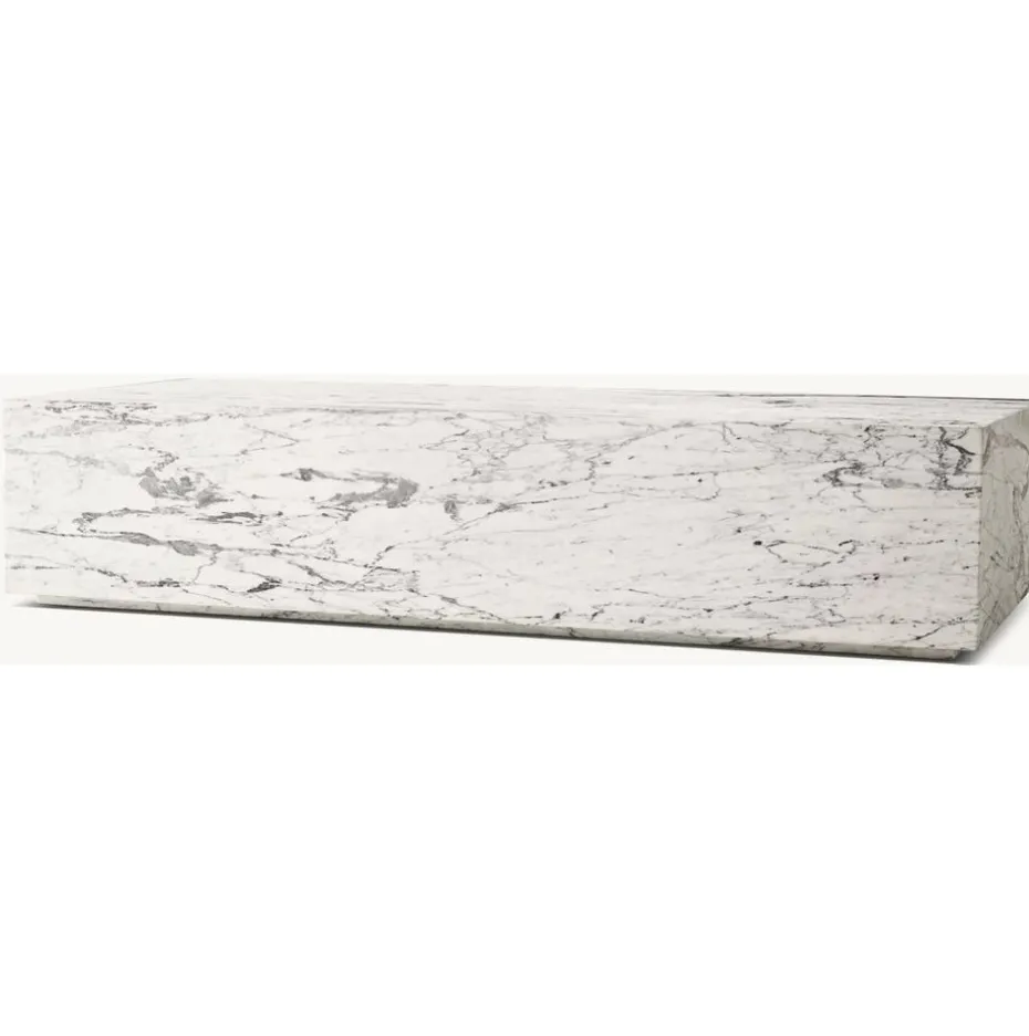 Table basse Nasbinals en marbre, vue 3 sur 4