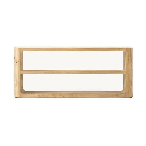 Table basse Navarrenx en placage de chêne blanc — tables basses et d'appoint