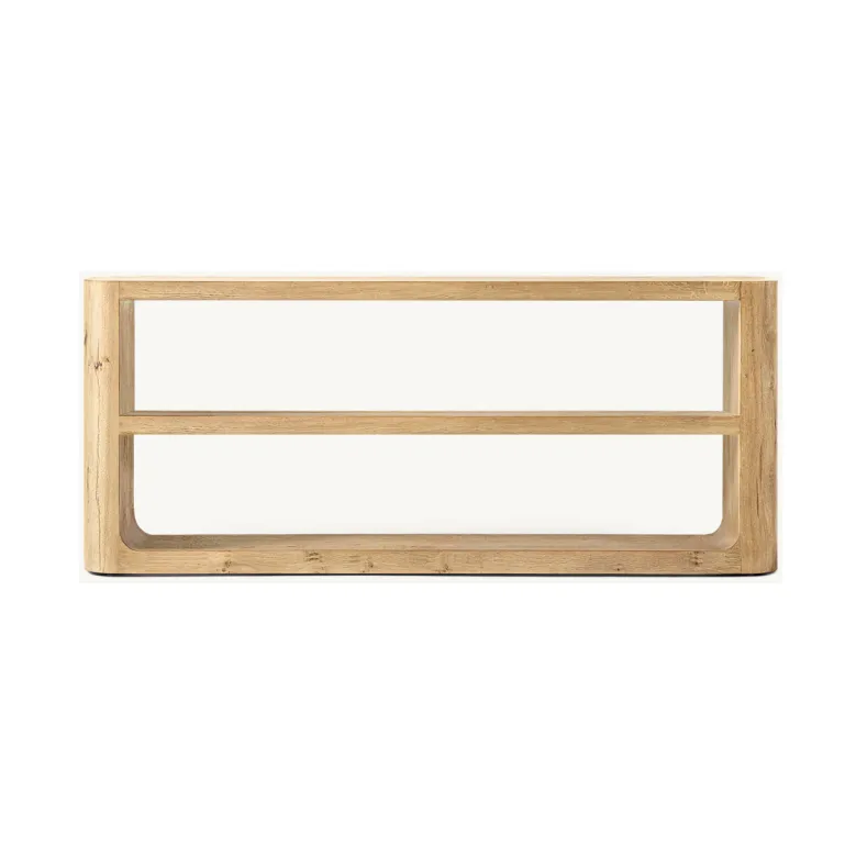Table basse Navarrenx en placage de chêne blanc, collection tables basses et d'appoint ELWOOD HOME