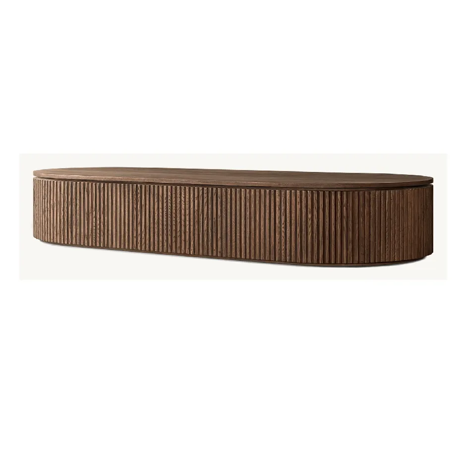 Table basse Nolay en chêne brun, vue 6 sur 6