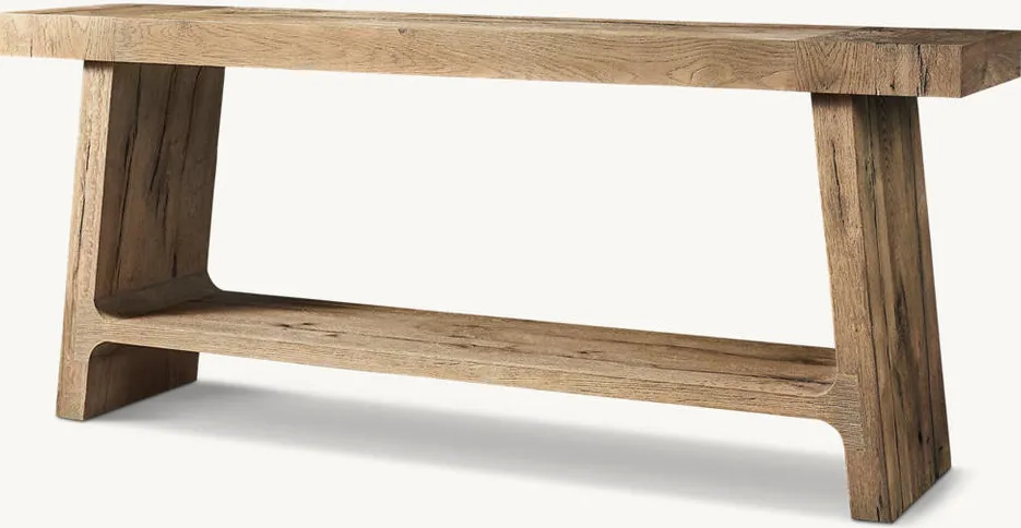 Table basse Pau en bois massif, vue 3 sur 4