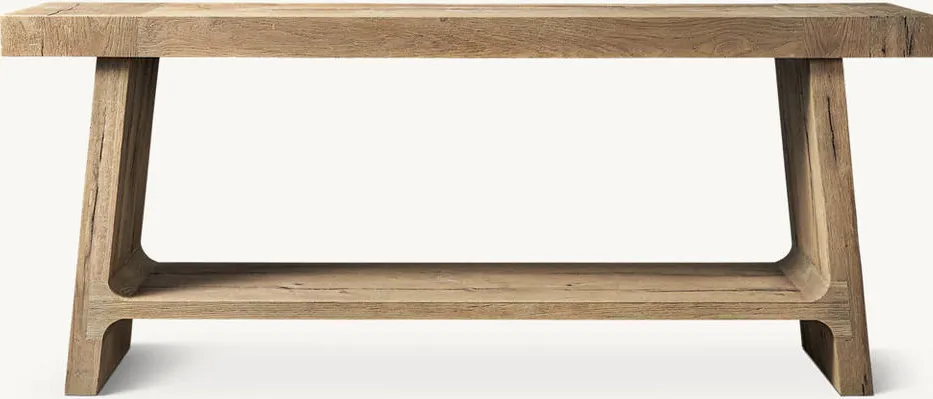 Table basse Pau en bois massif, vue 4 sur 4