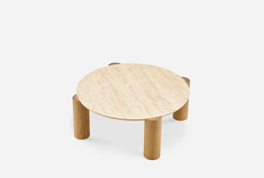 Table basse ronde Cordon scandinave, vue 5 sur 6