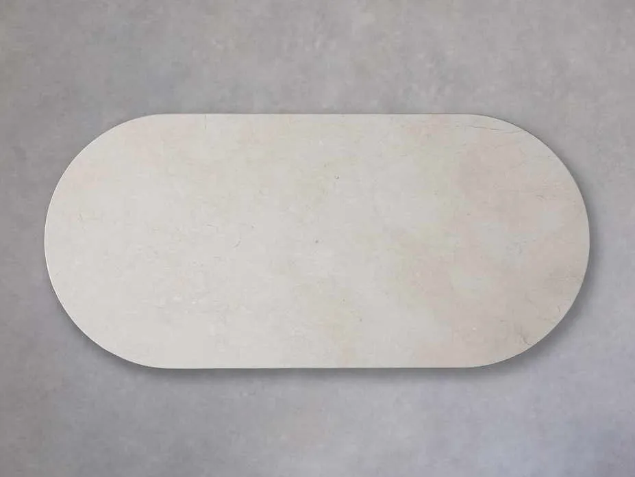 Table basse ronde Domme en marbre, vue 4 sur 5