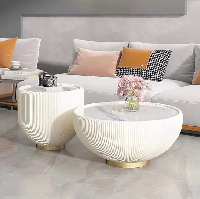 Table basse ronde Libourne, vue 3 sur 4