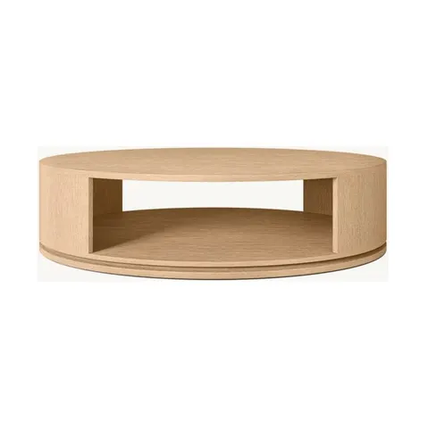 Table basse ronde Lorgues en chêne — tables basses et d'appoint