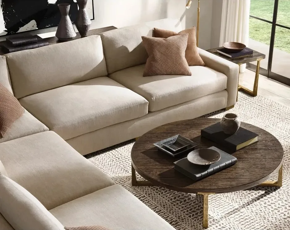 Table basse ronde Meursault, vue 2 sur 4