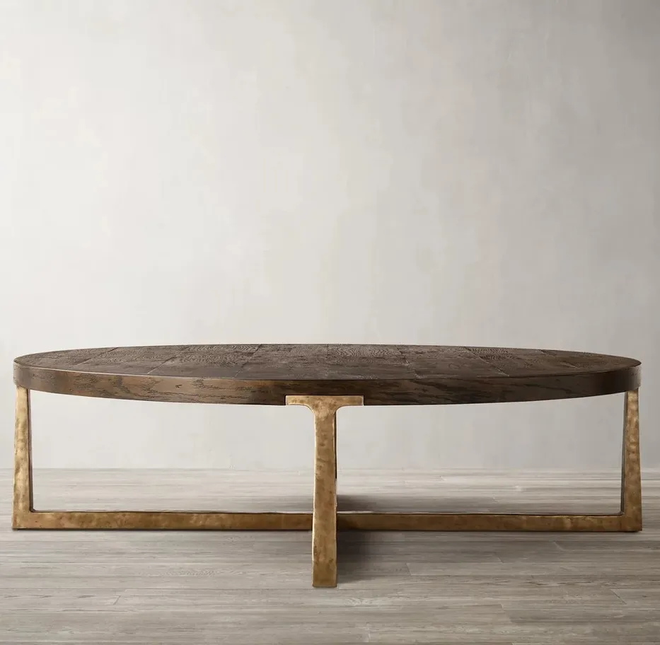 Table basse ronde Meursault, vue 3 sur 4