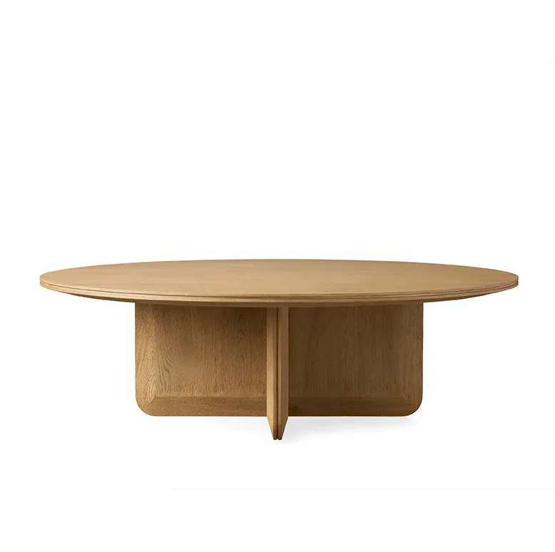 Table basse ronde Sommières en teck, vue 5 sur 5