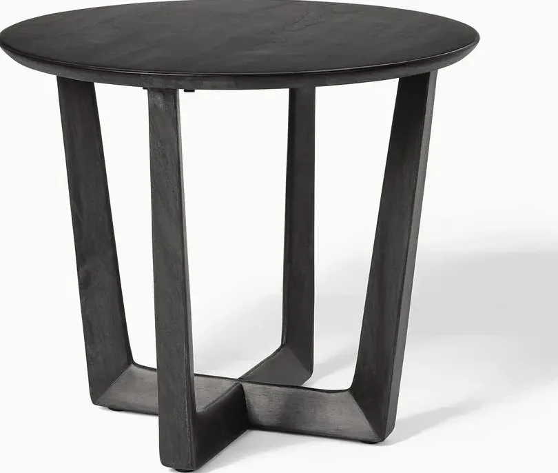 Table basse ronde Yvoire en bois massif, vue 4 sur 6