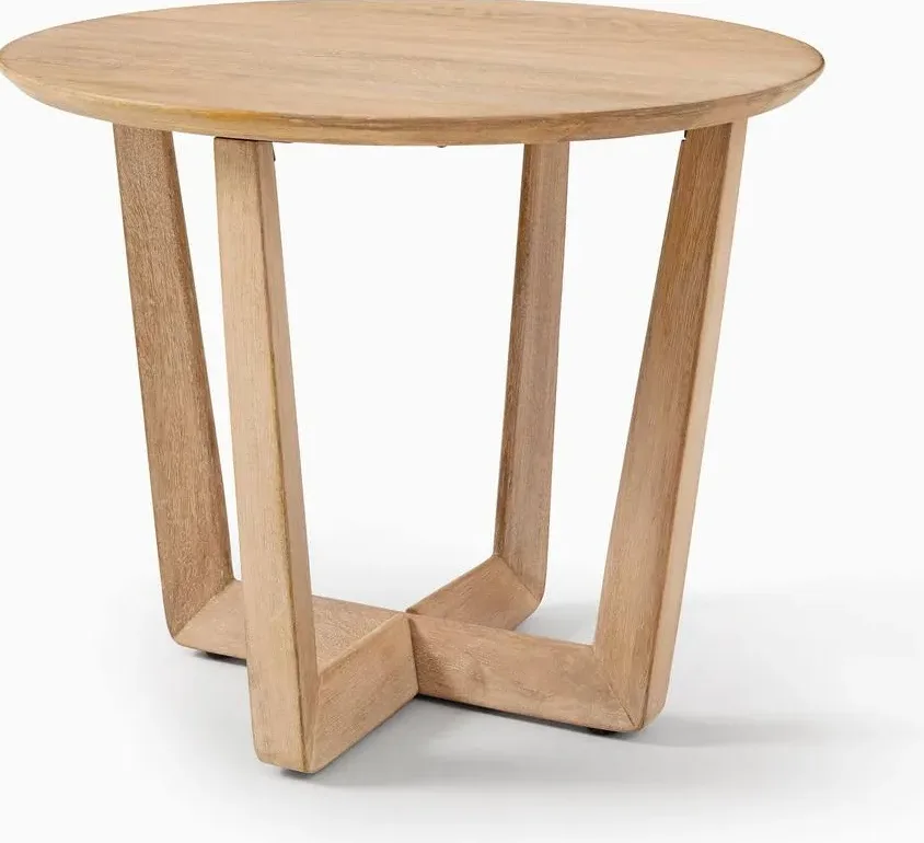 Table basse ronde Yvoire en bois massif, vue 5 sur 6