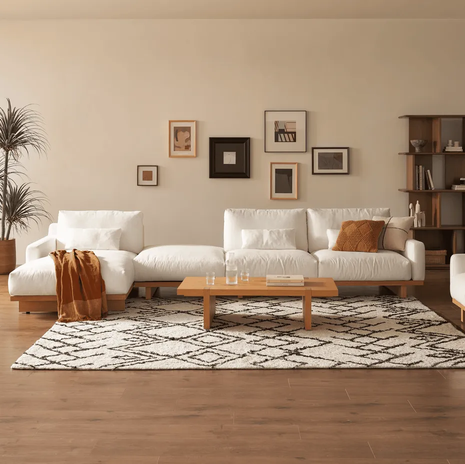 Table basse Roscoff en bois massif, vue 2 sur 6