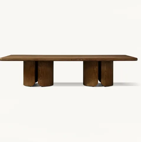 Table basse Salins en bois massif — tables basses et d'appoint