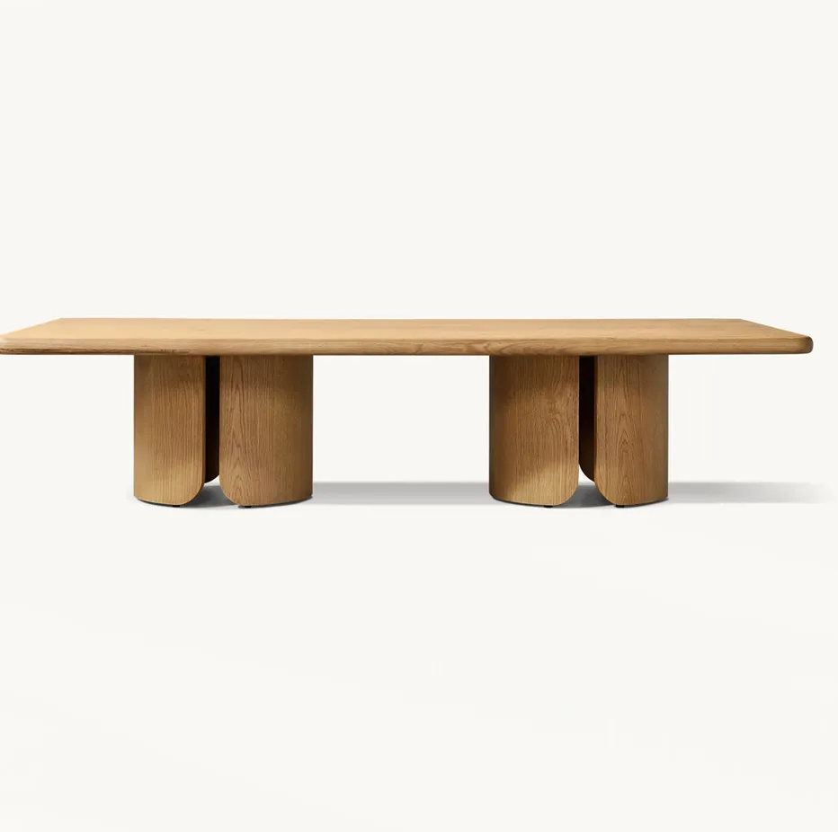 Table basse Salins en bois massif, vue 2 sur 6