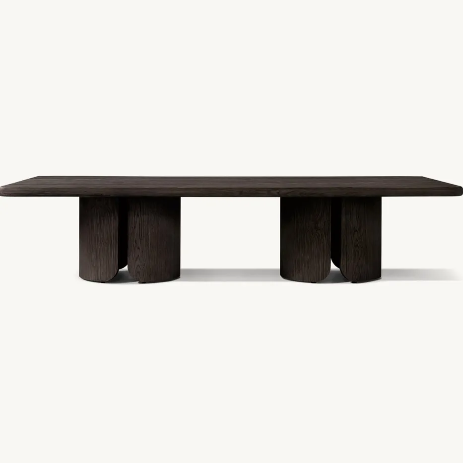 Table basse Salins en bois massif, vue 4 sur 6
