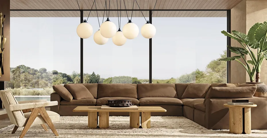 Table basse Salins en bois massif, vue 5 sur 6