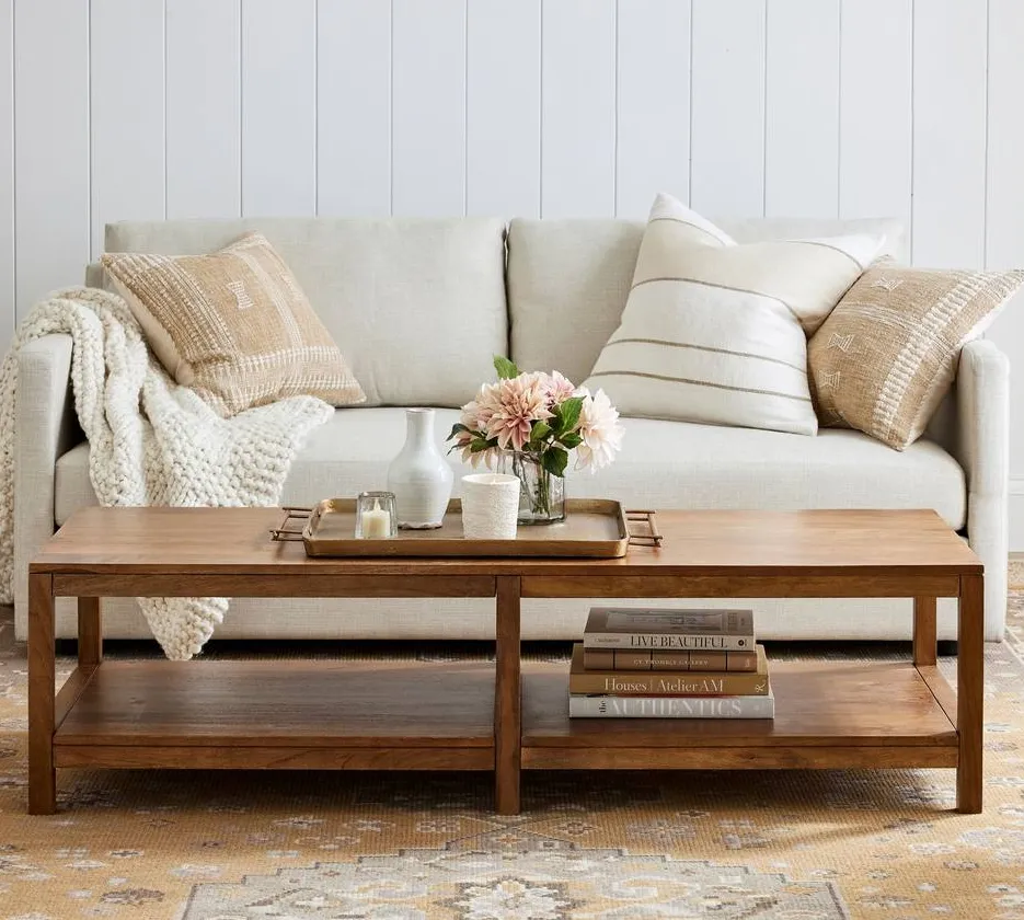 Table basse Saorge en bois massif, vue 2 sur 5