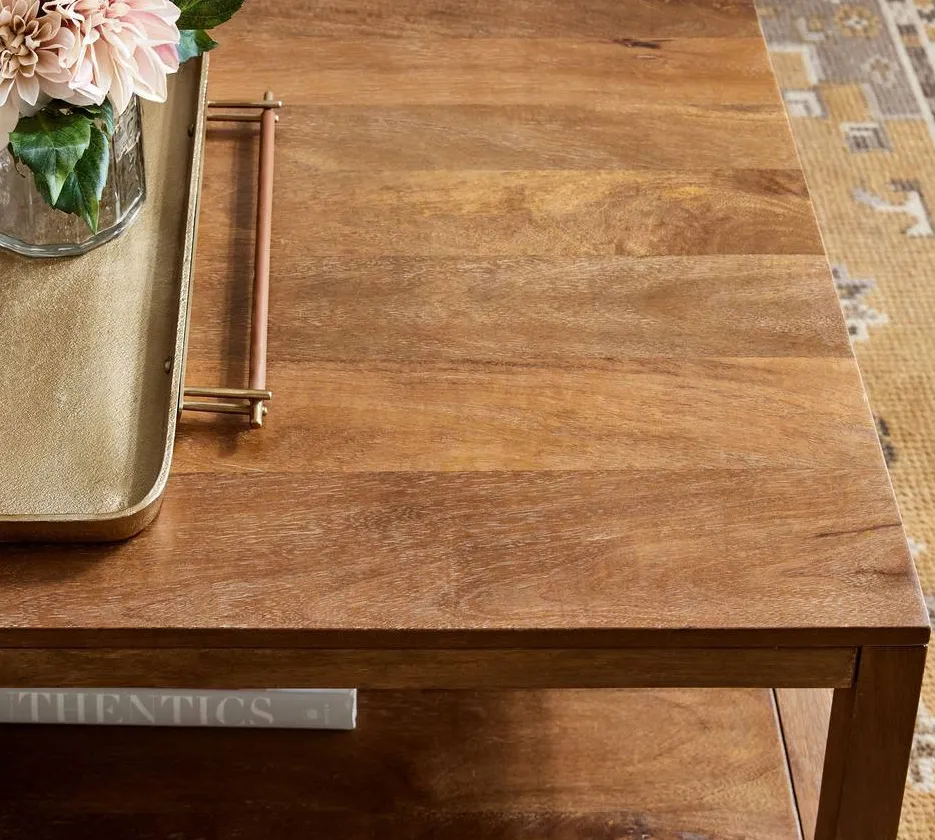 Table basse Saorge en bois massif, vue 3 sur 5