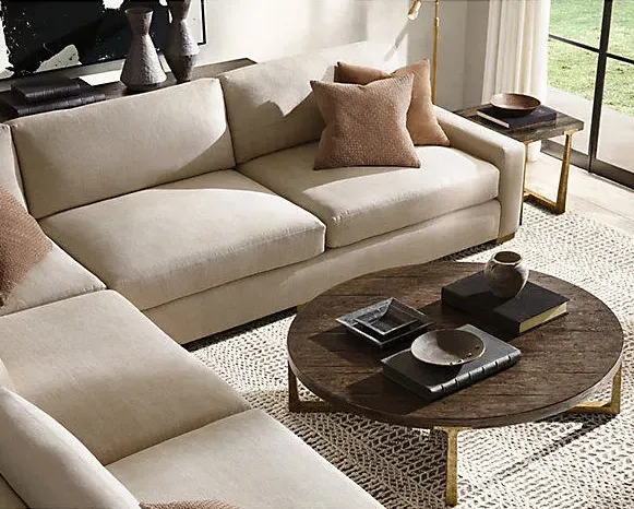 Table basse Sare en chêne, vue 2 sur 5
