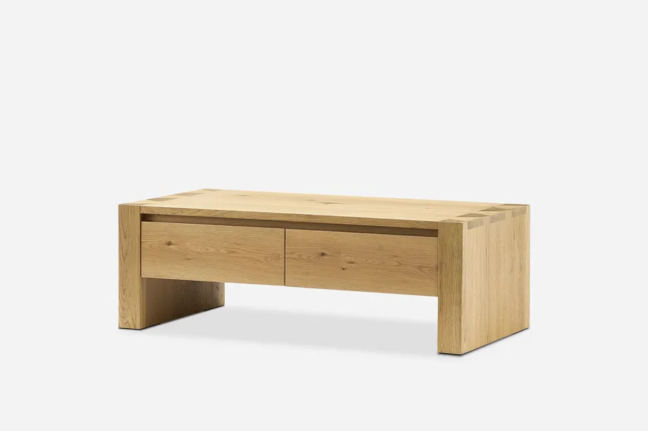 Table basse Sixt en bois massif, vue 2 sur 6