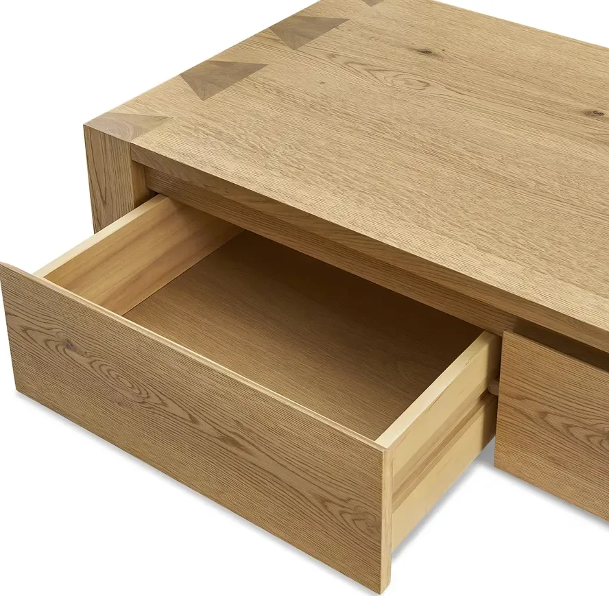 Table basse Sixt en bois massif, vue 3 sur 6