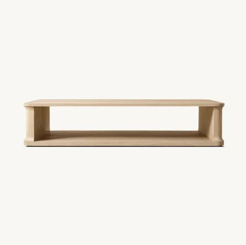Table basse Sospel en bois massif — tables basses et d'appoint