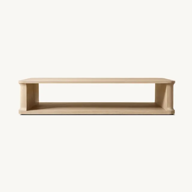 Table basse Sospel en bois massif — tables basses et d'appoint