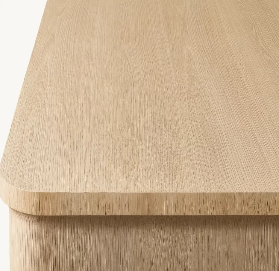 Table basse Sospel en bois massif, vue 2 sur 5