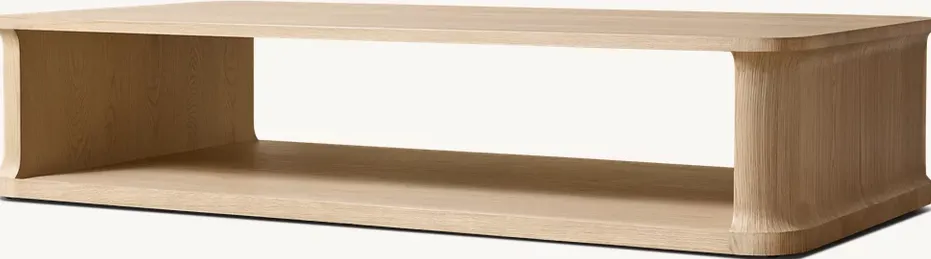 Table basse Sospel en bois massif, vue 3 sur 5