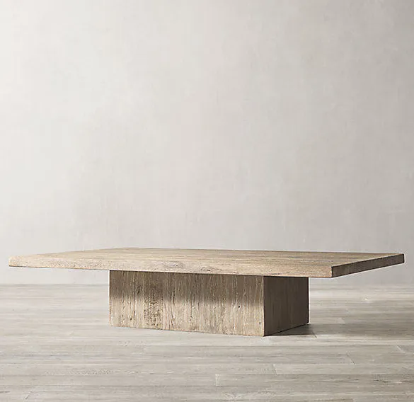 Table basse Souillac en chêne blanc, vue 4 sur 4