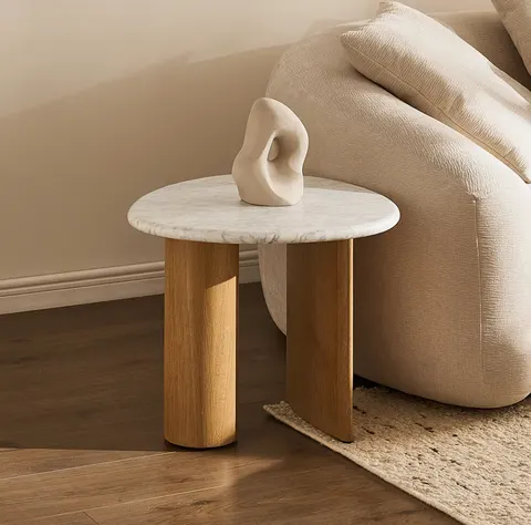 Table basse Talloires en marbre — tables basses et d'appoint
