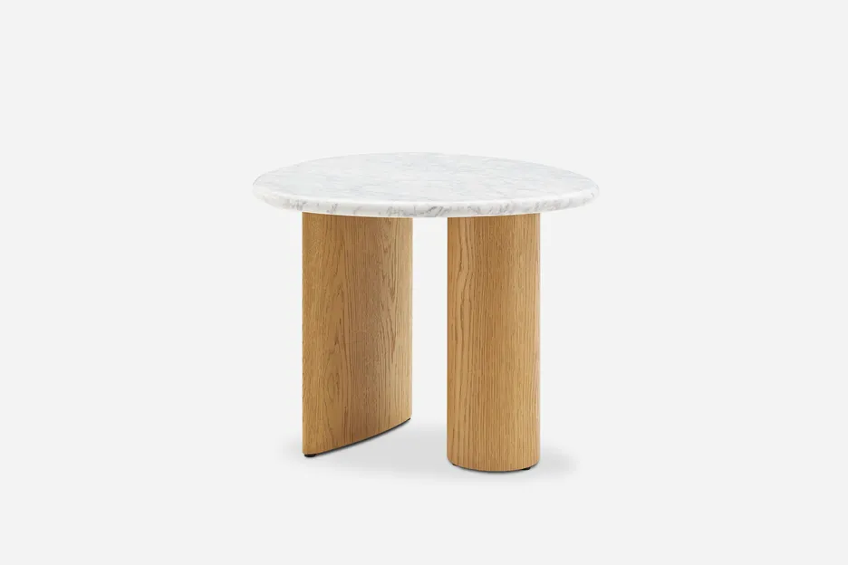 Table basse Talloires en marbre, vue 4 sur 5
