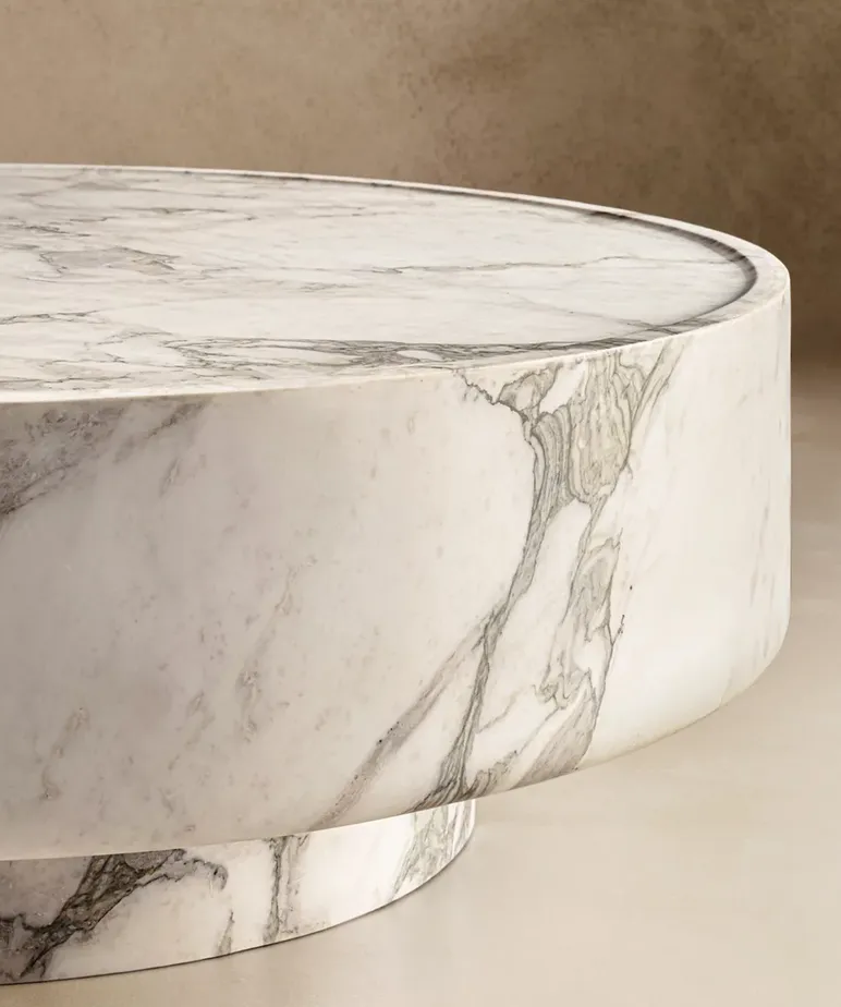 Table basse Tarascon en marbre, vue 4 sur 4