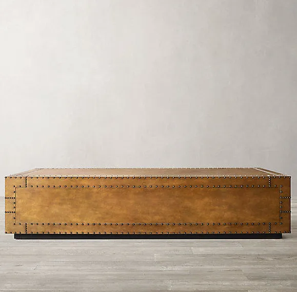 Table basse Tonnerre en laiton, collection tables basses et d'appoint ELWOOD HOME