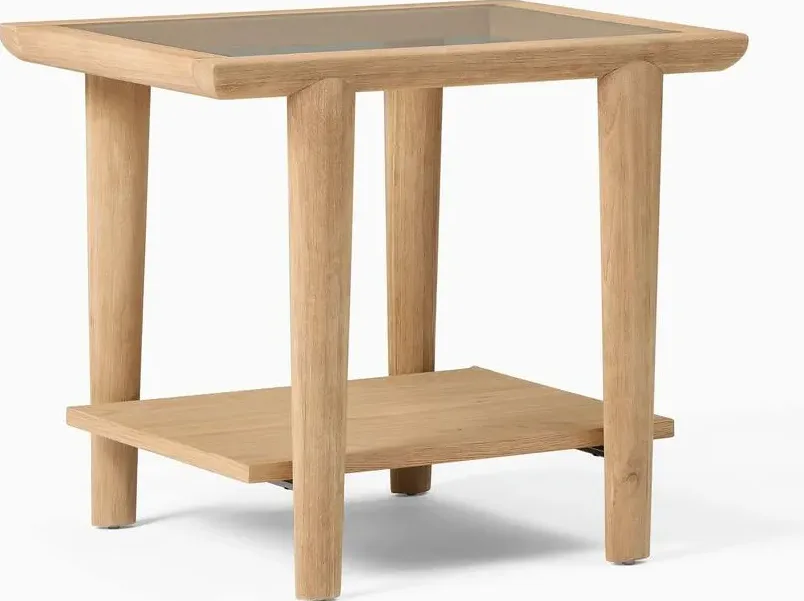 Table d'appoint Ainhoa en bois massif, vue 3 sur 6