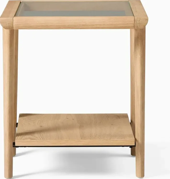 Table d'appoint Ainhoa en bois massif, vue 4 sur 6