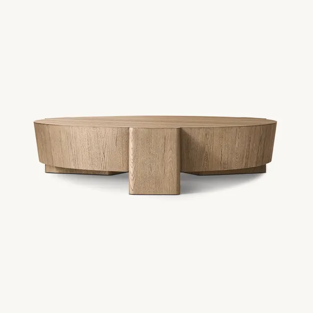 Table d'appoint Arreau en chêne — tables basses et d'appoint