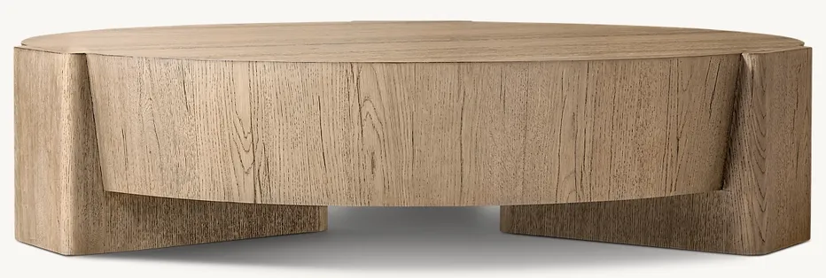 Table d'appoint Arreau en chêne, vue 3 sur 6
