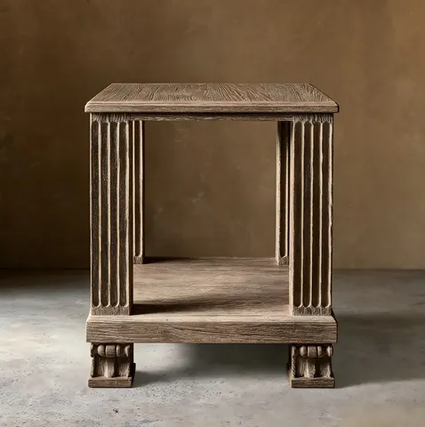 Table d'appoint Bonnieux en bois massif — tables basses et d'appoint