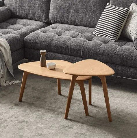Table d'appoint Bourg en bois massif — tables basses et d'appoint