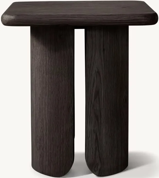 Table d'appoint Cluny en chêne, vue 5 sur 6
