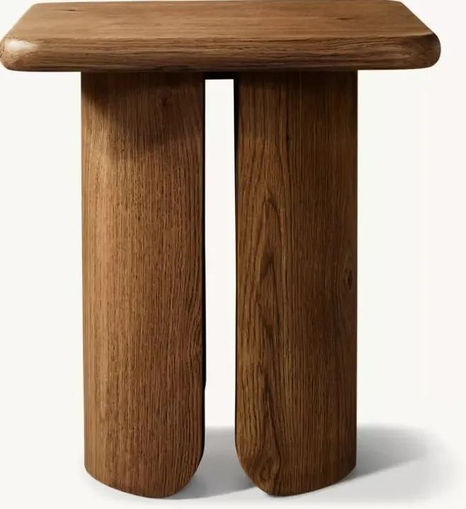 Table d'appoint Cluny en chêne, vue 6 sur 6