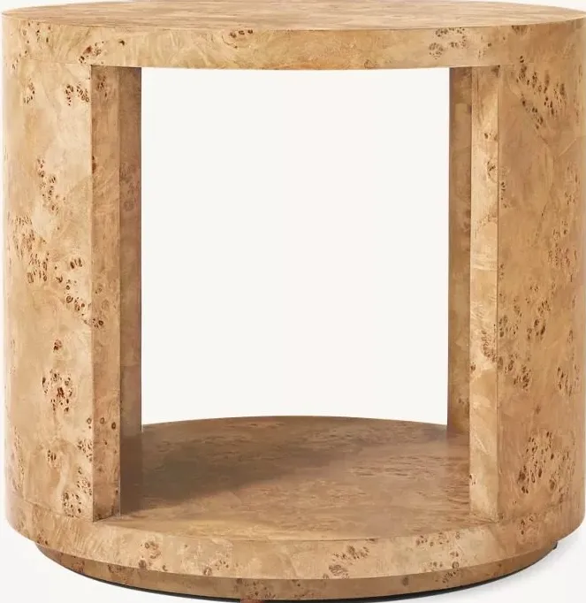 Table d'appoint Domme en bois massif, vue 4 sur 4