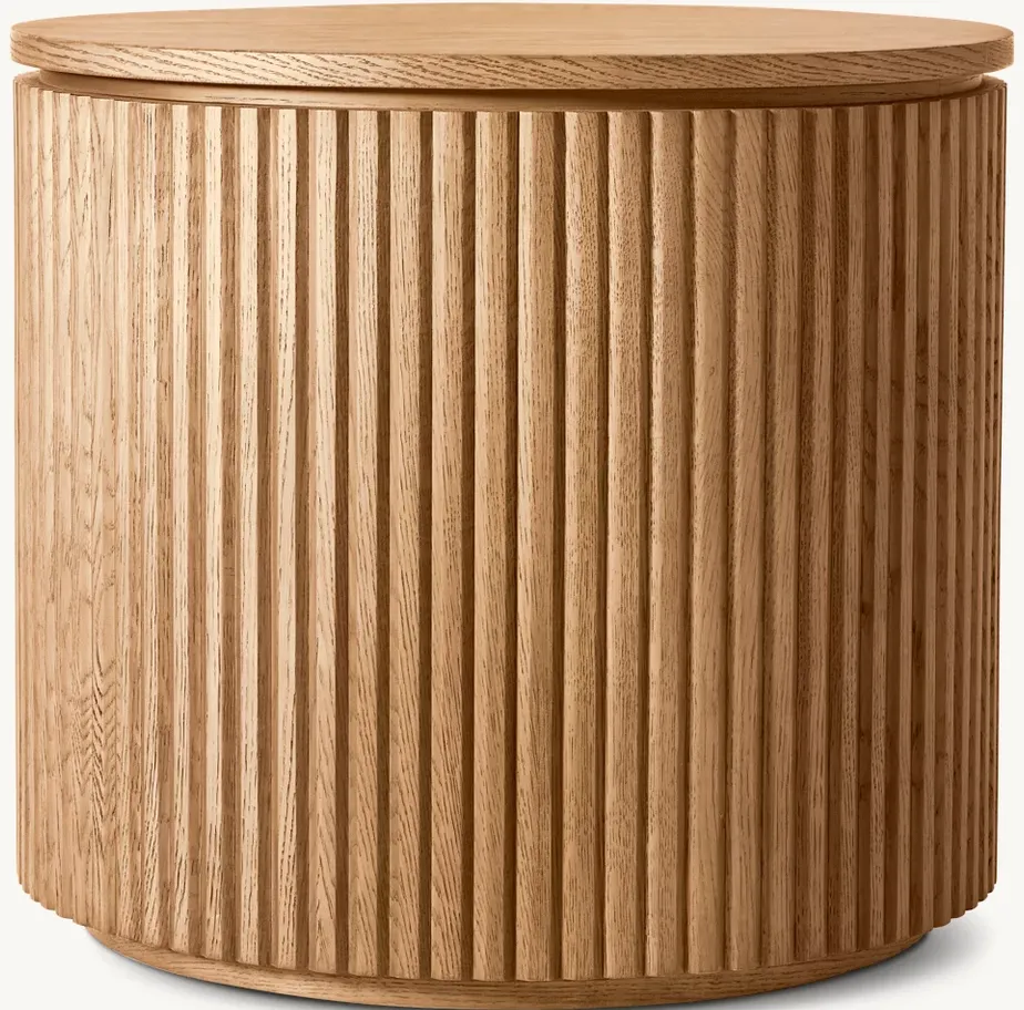 Table d'appoint Grasse en bois massif, collection tables basses et d'appoint ELWOOD HOME