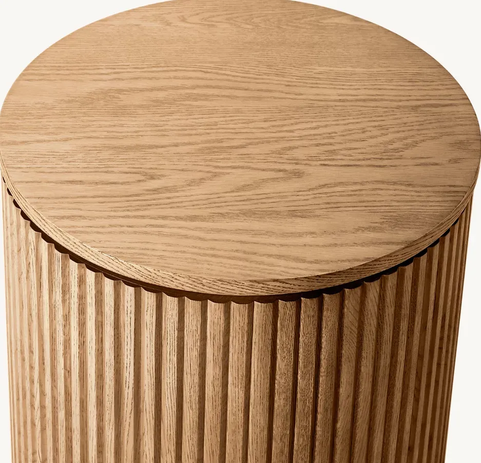 Table d'appoint Grasse en bois massif, vue 2 sur 4