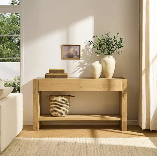 Table d'appoint Honfleur en chêne — tables basses et d'appoint