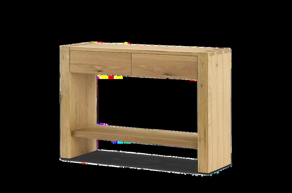 Table d'appoint Honfleur en chêne, vue 4 sur 5
