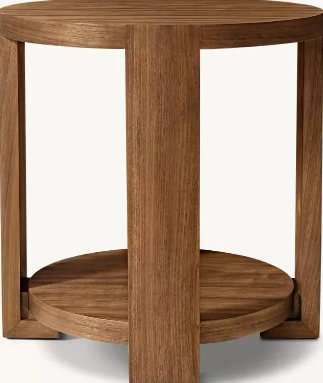 Table d'appoint Hossegor en bois massif, vue 3 sur 5