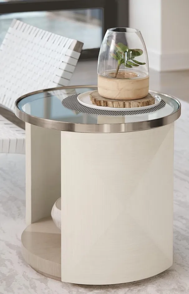 Table d'appoint Lagrasse en bois massif, vue 3 sur 4